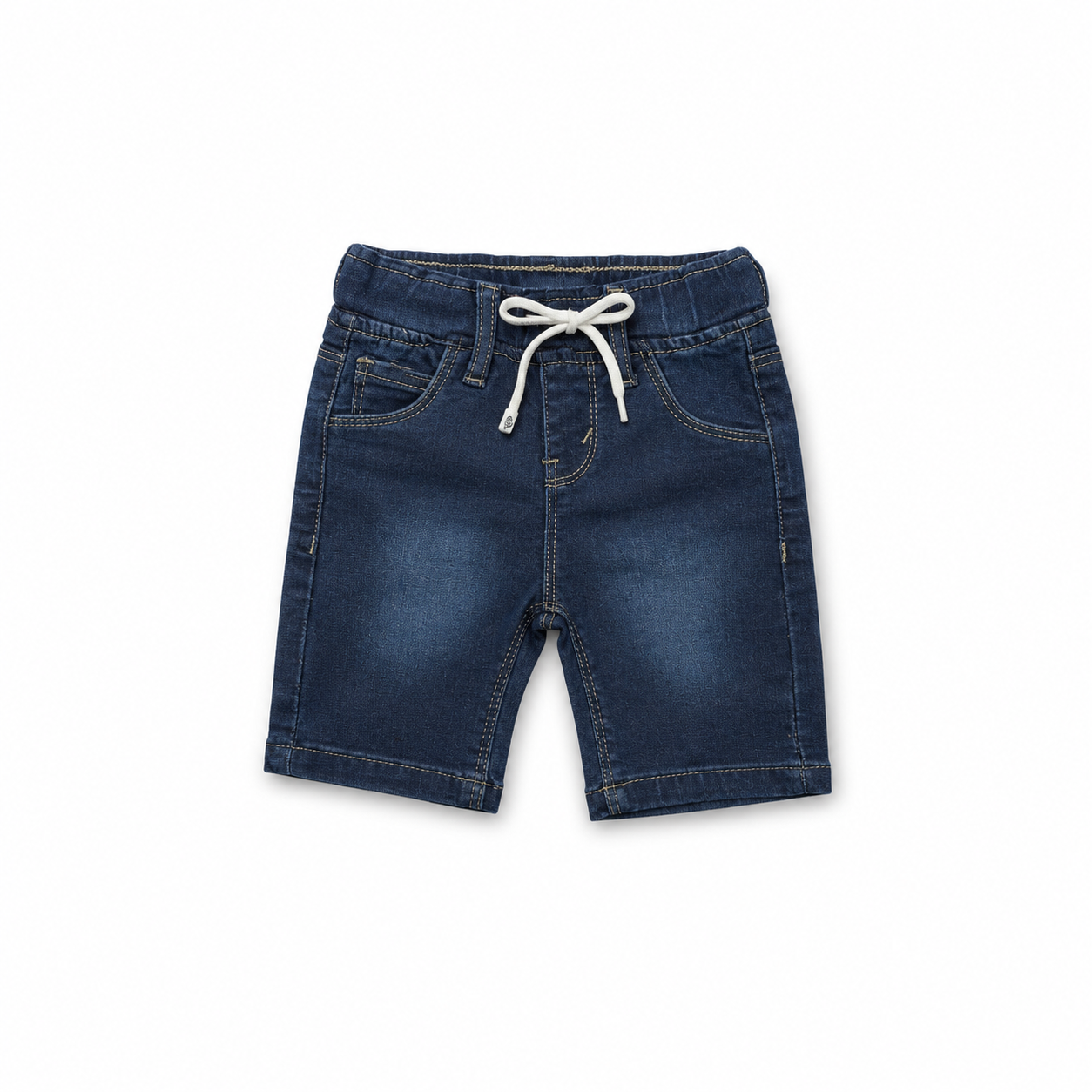 Kids Denim Drawstring Shorts