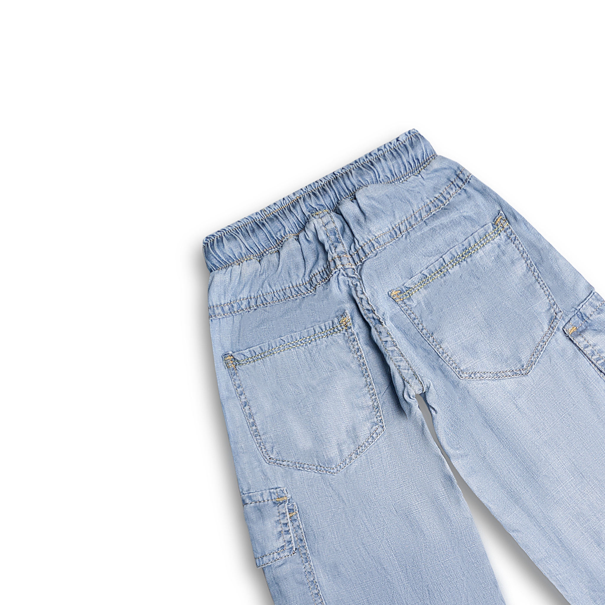 Sky Rider Kids Denim Cargo Pants (DB 186)