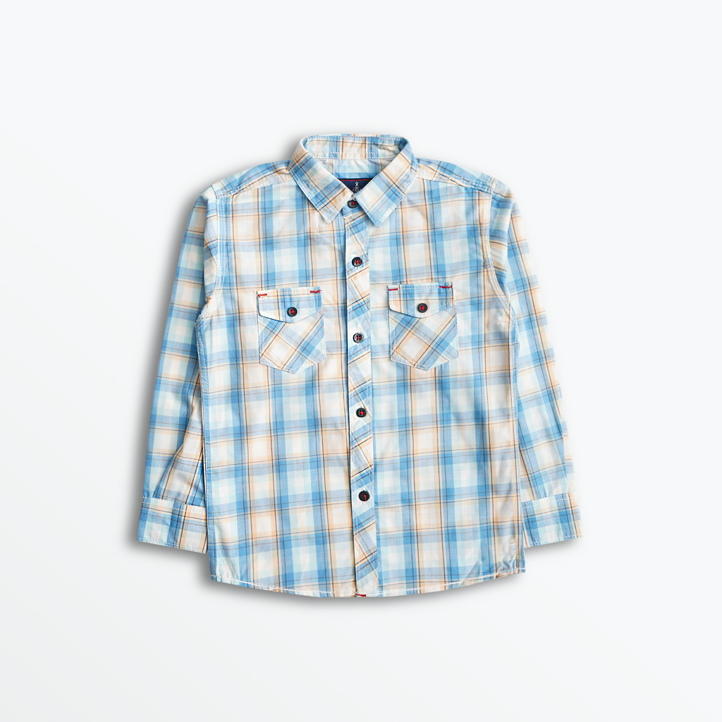 Sky Breeze Plaid Shirt