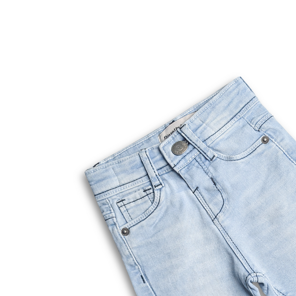 Sky Blue Denim Shorts