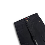 Midnight Black Denim Shorts