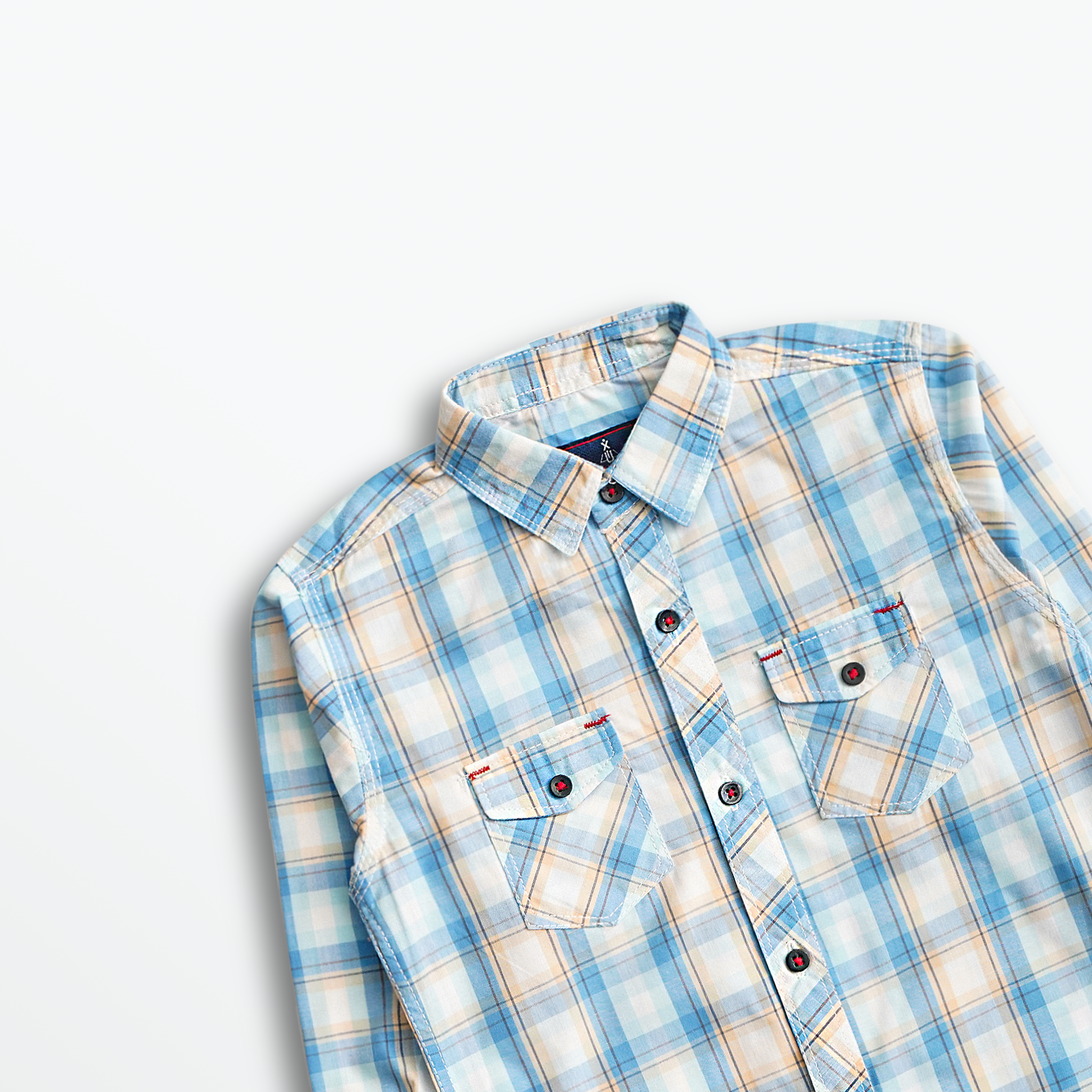 Sky Breeze Plaid Shirt