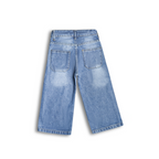 SunnySpark Embroidered Denim Capri (DG045)