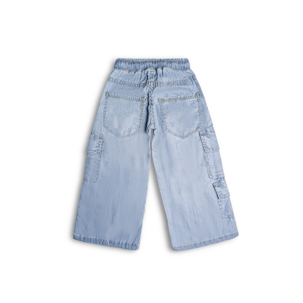 Sky Rider Kids Denim Cargo Pants (DB 186)