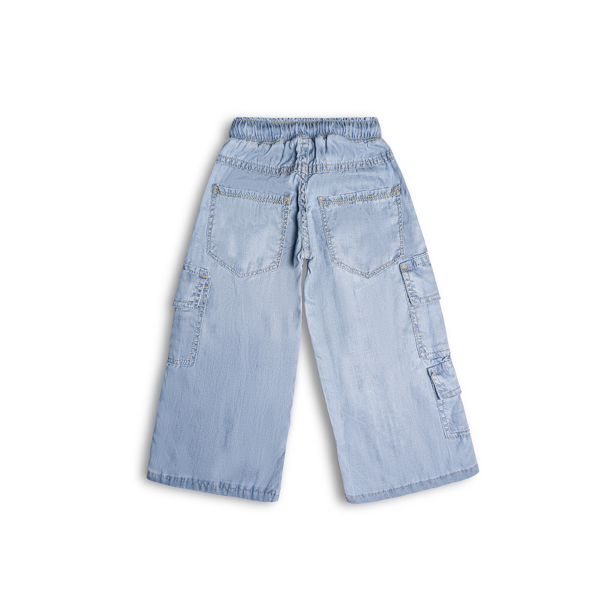 Sky Rider Kids Denim Cargo Pants (DB 186)