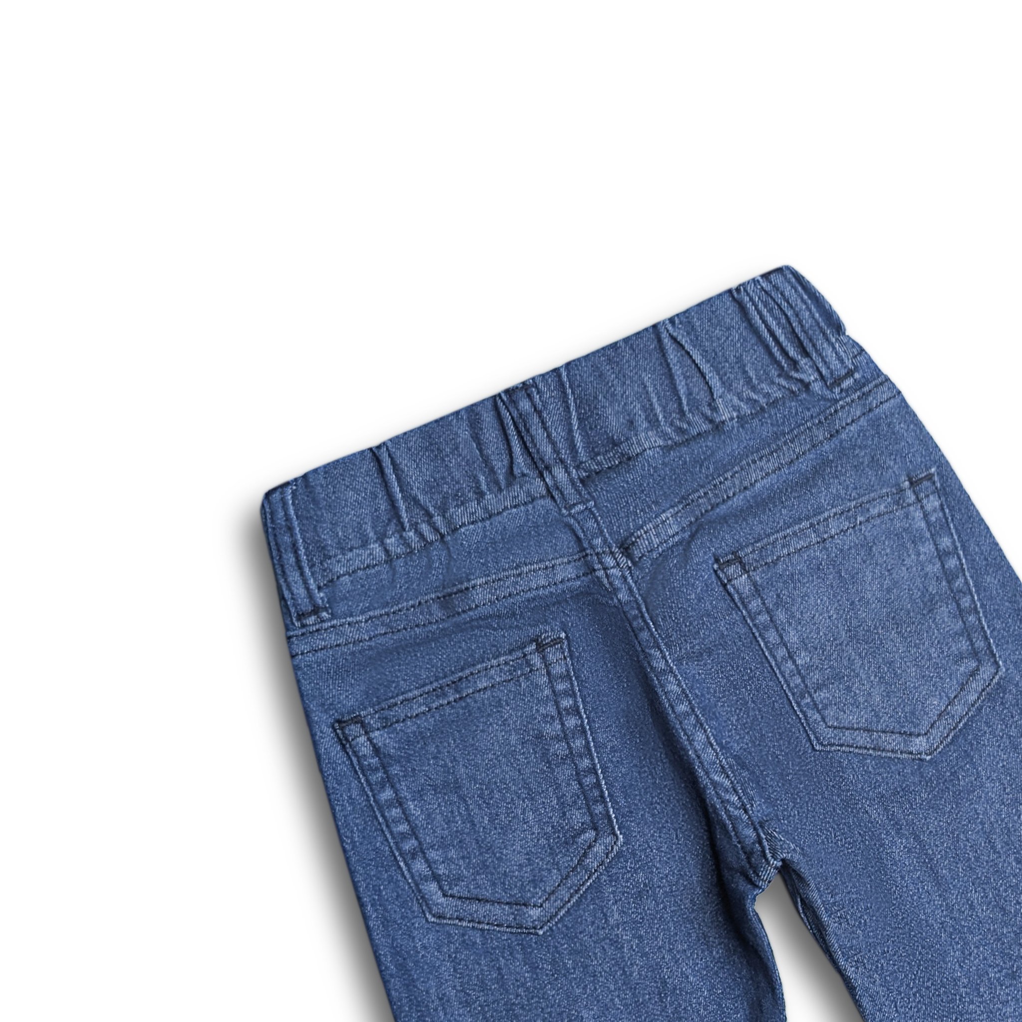 Rainbow Blossom Denim Shorts