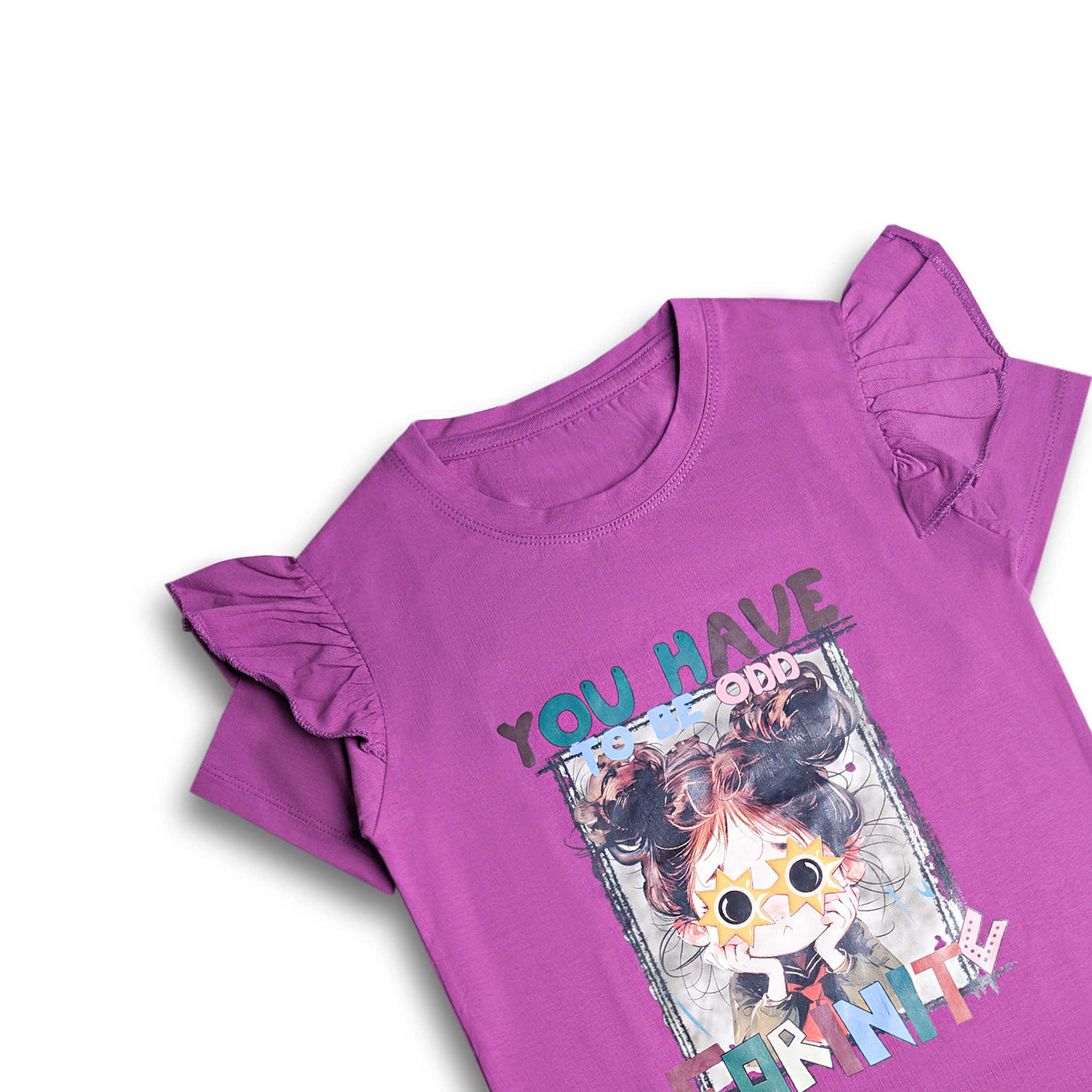 StarPop Ruffle Charm Tee