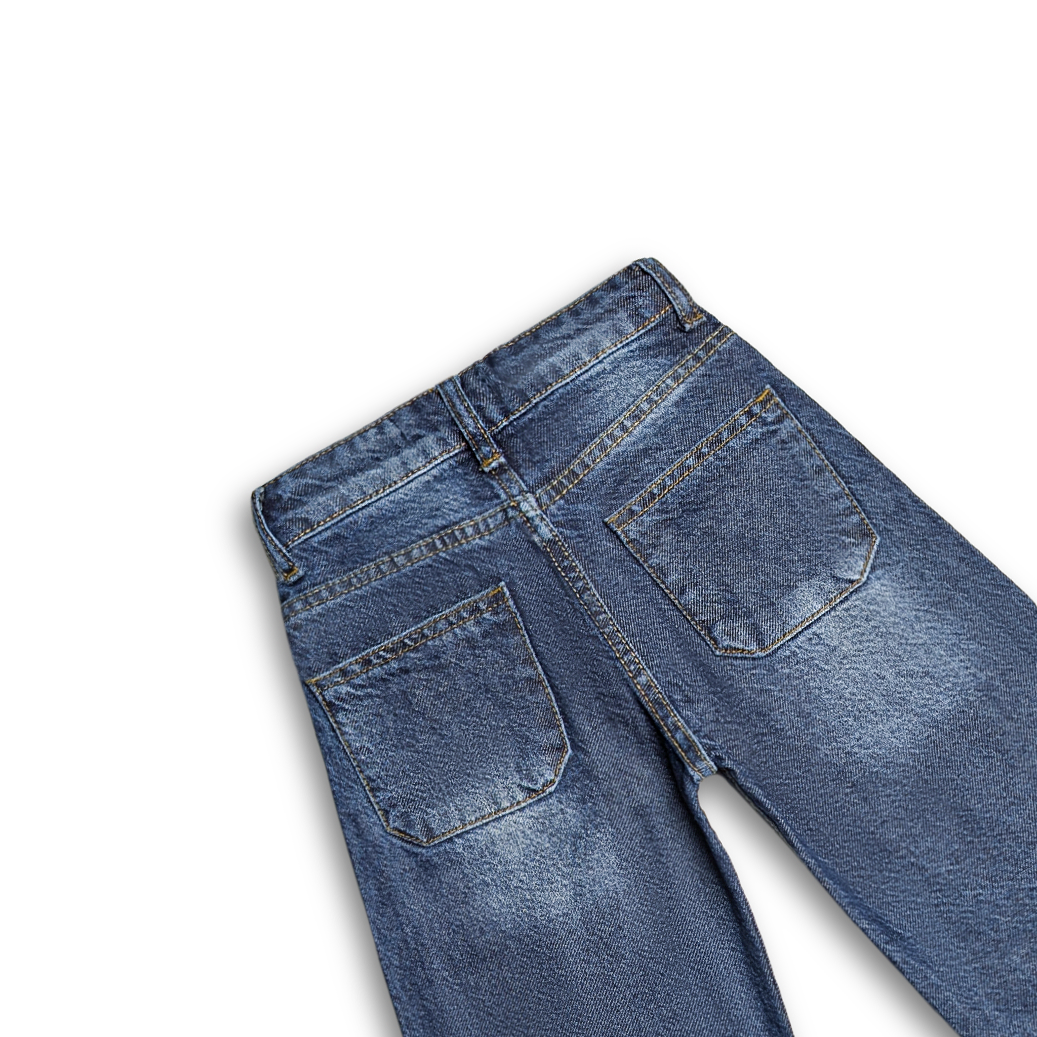 StarGlow Embroidered Denim Capri (DG044)