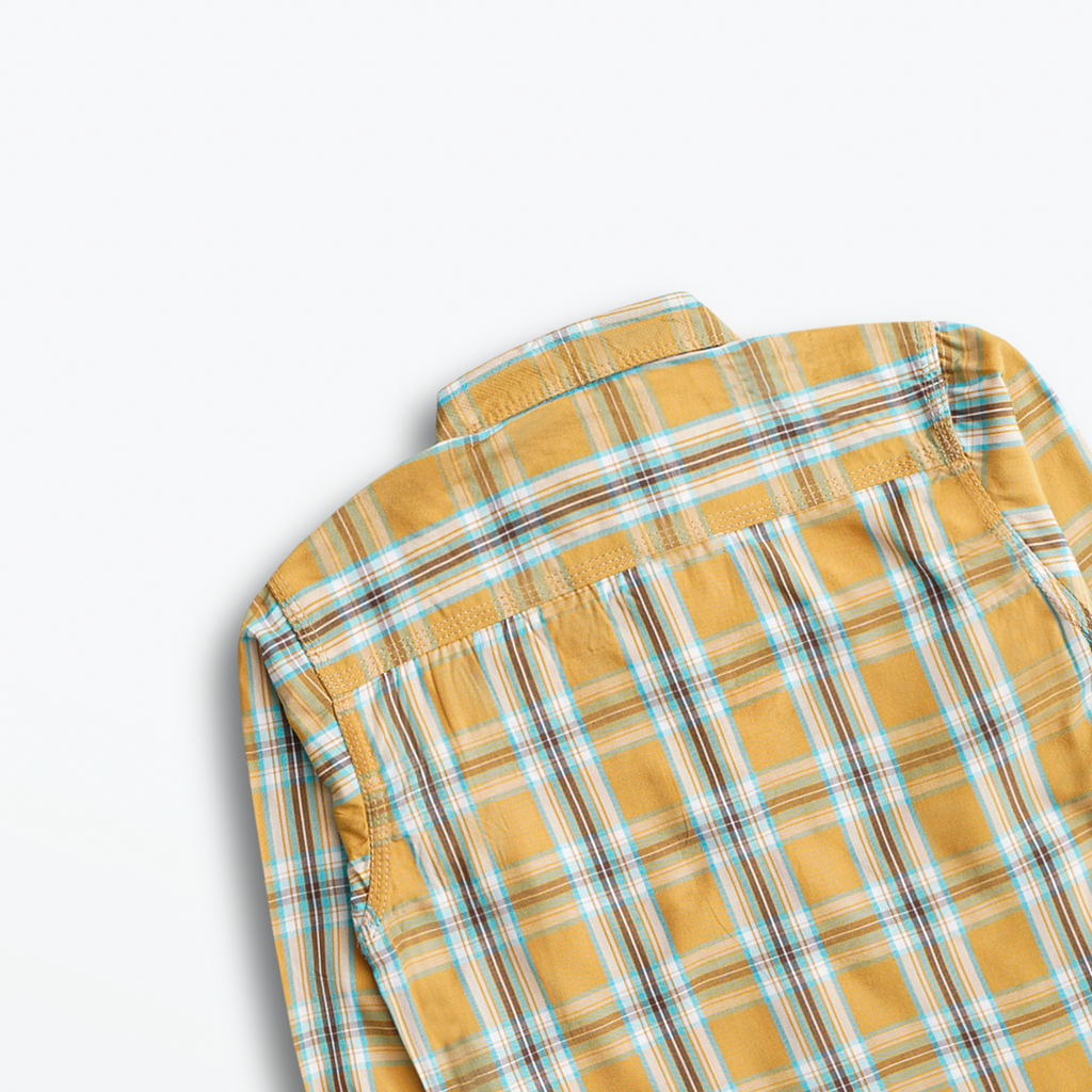 Golden Harvest Plaid Shirt