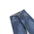 StarGlow Embroidered Denim Capri (DG044)