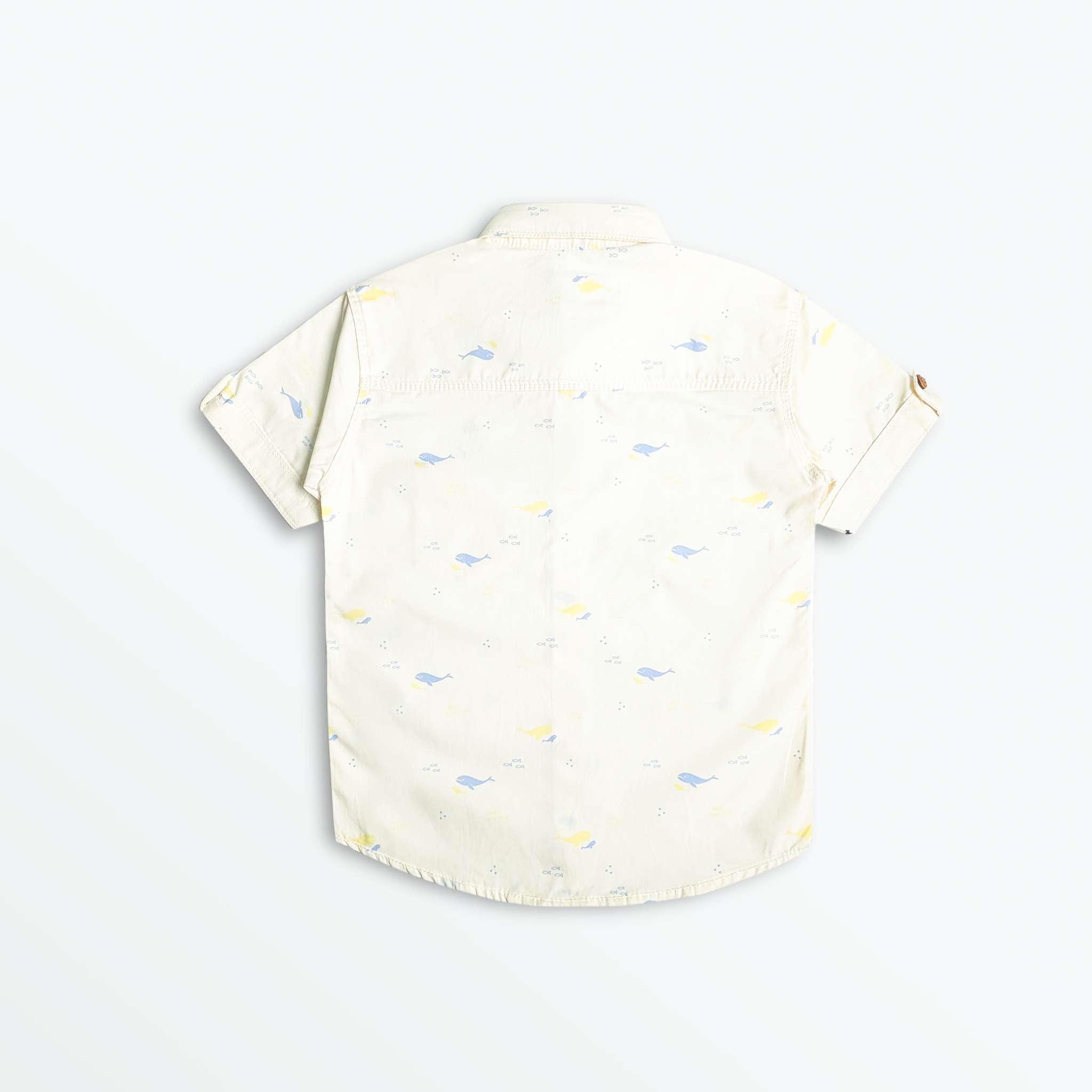 Little Sailor Whale Print Shirt