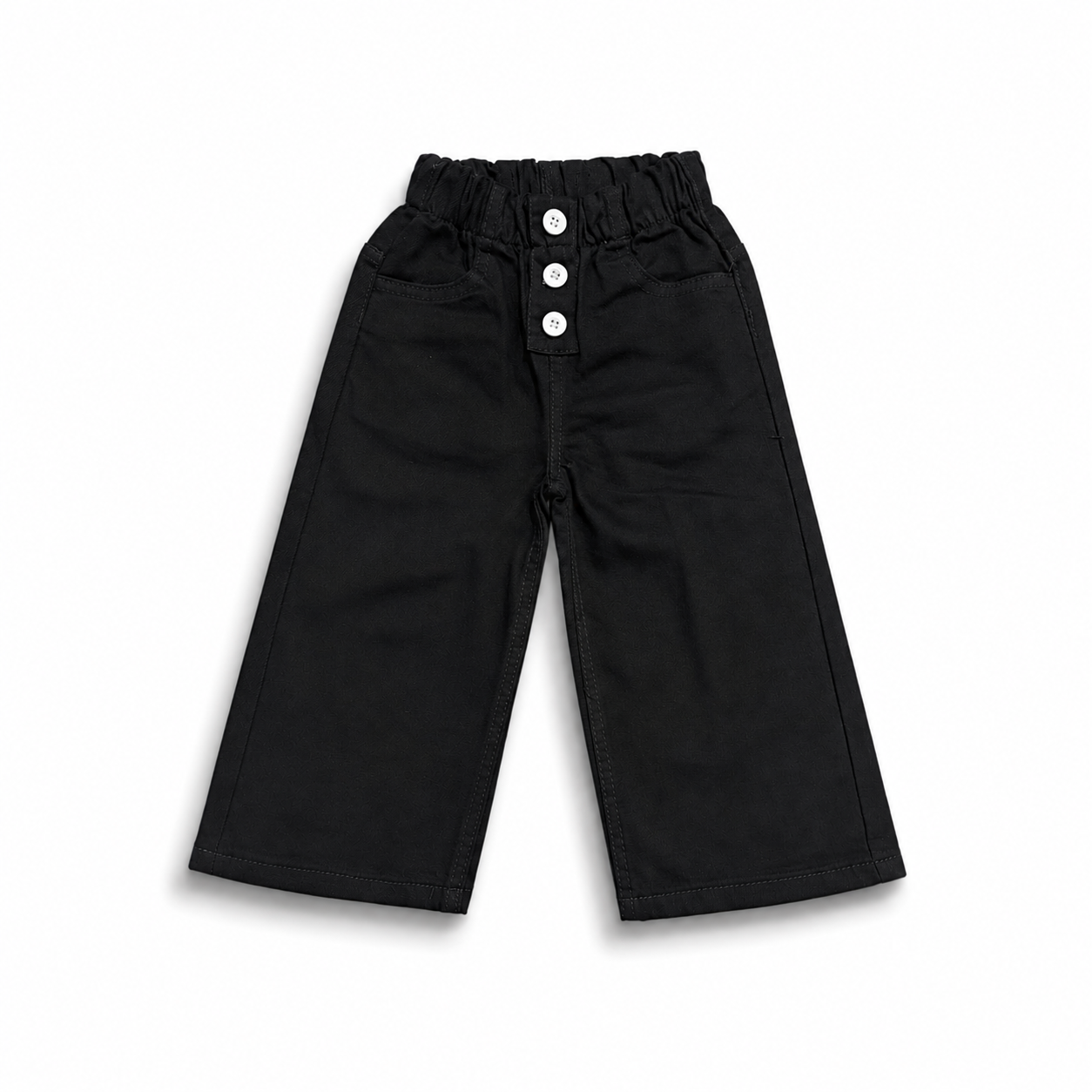 Classic Black Wide Leg Jeans (DG056)