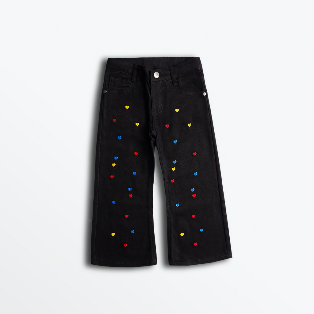 Heart Pop Denim Jeans