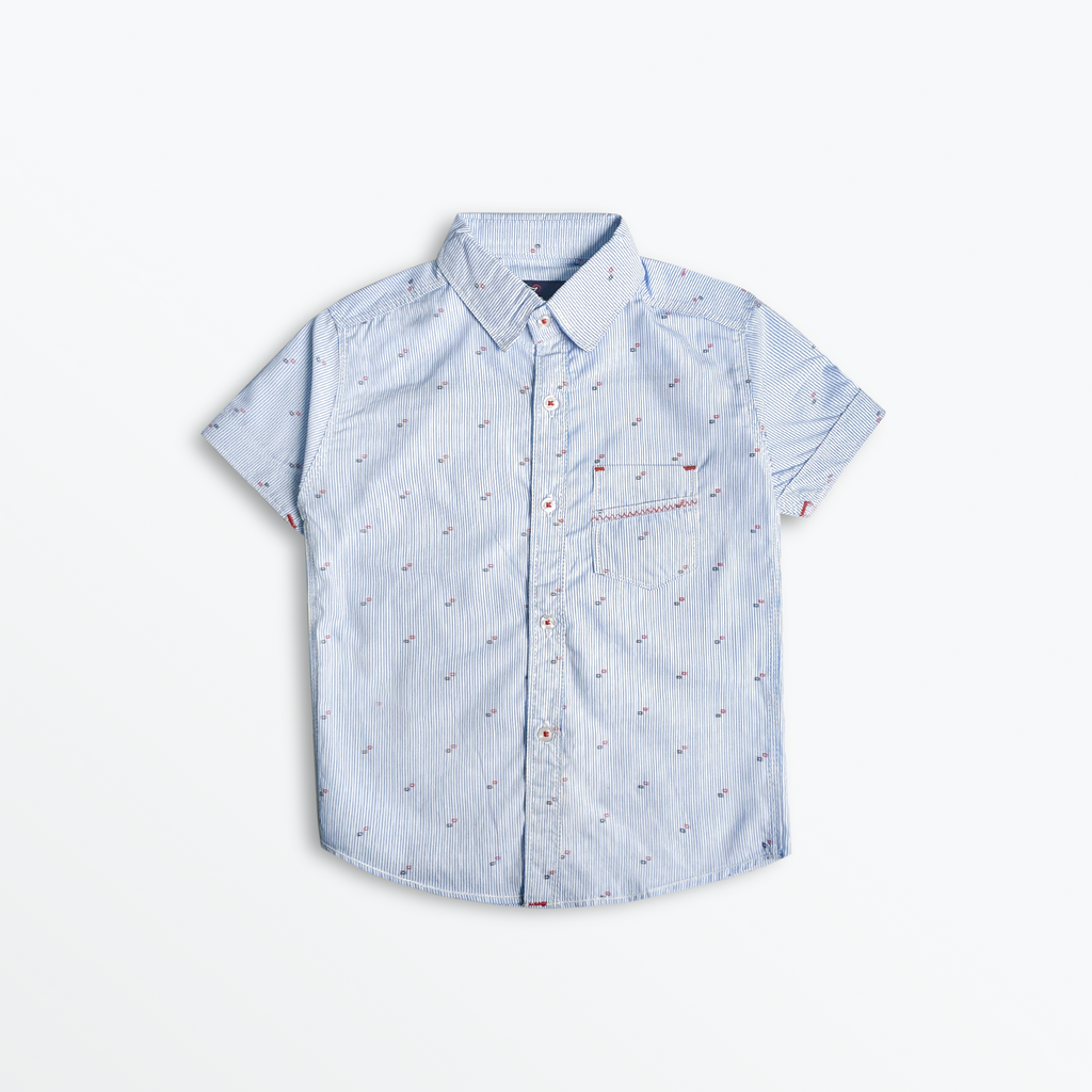 Skyline Stripe Mini Shirt