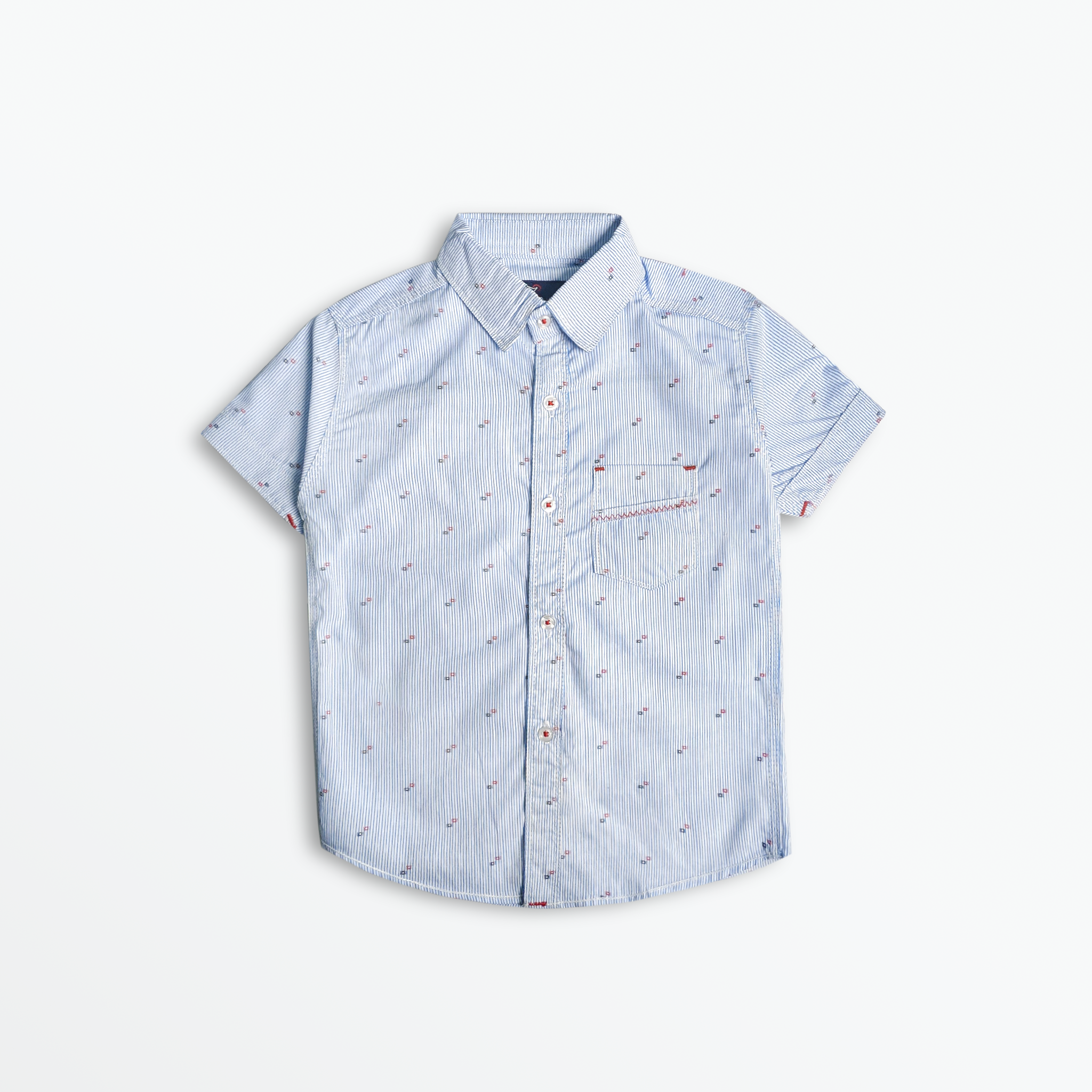 Skyline Stripe Mini Shirt