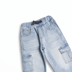 SkyTrail Light Wash Cargo Jeans (DB181)