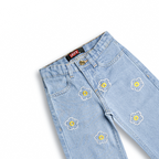DaisyBloom Embroidered Denim Capri (DG046)