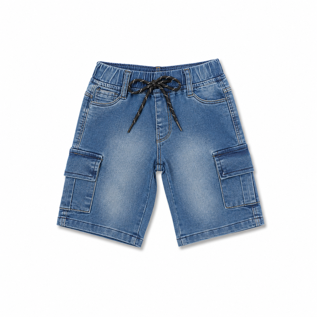 SkyTrail Denim Cargo Shorts
