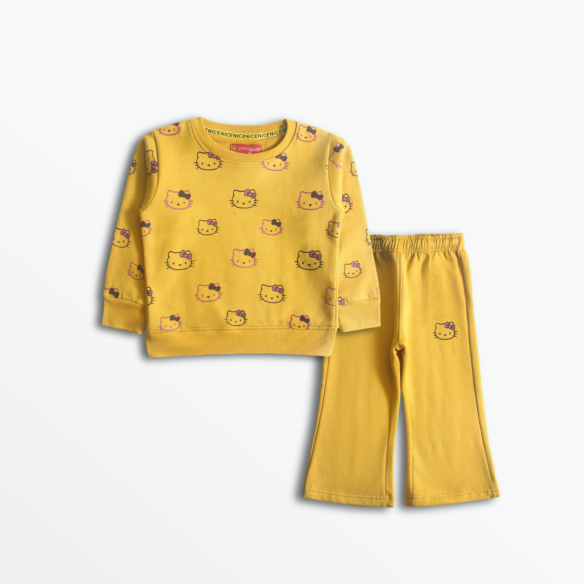 Sunshine Kitty Fleece Set