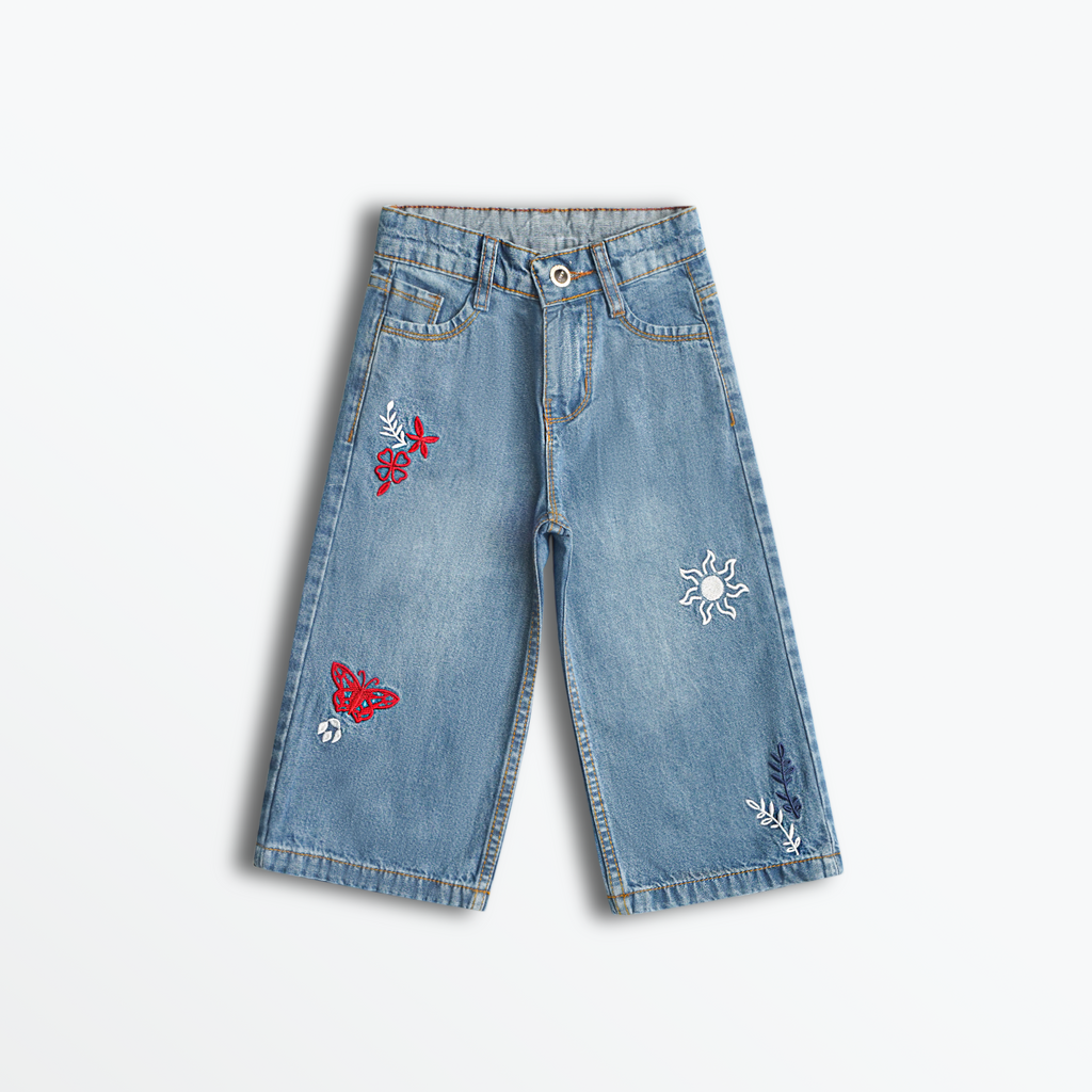 Sunny Flutter Denim Pants (DG029)