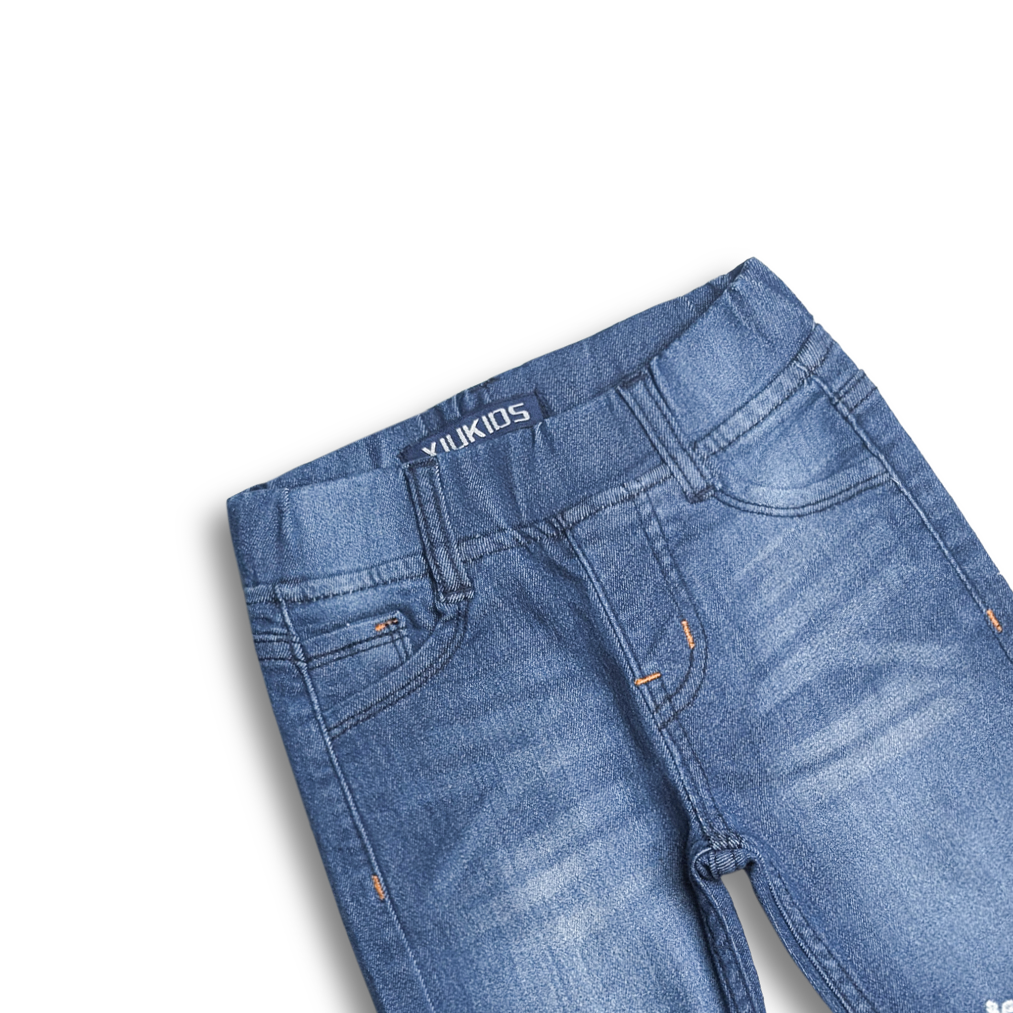 Daisy Bloom Denim Shorts