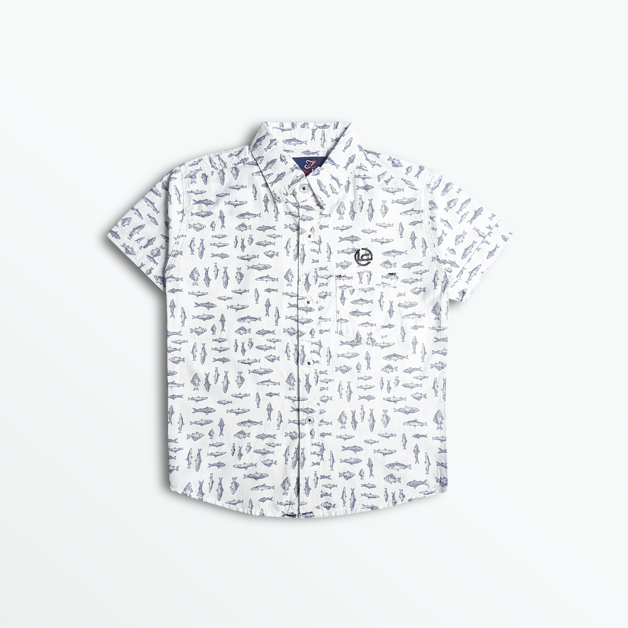 Ocean Drift Fish Print Shirt