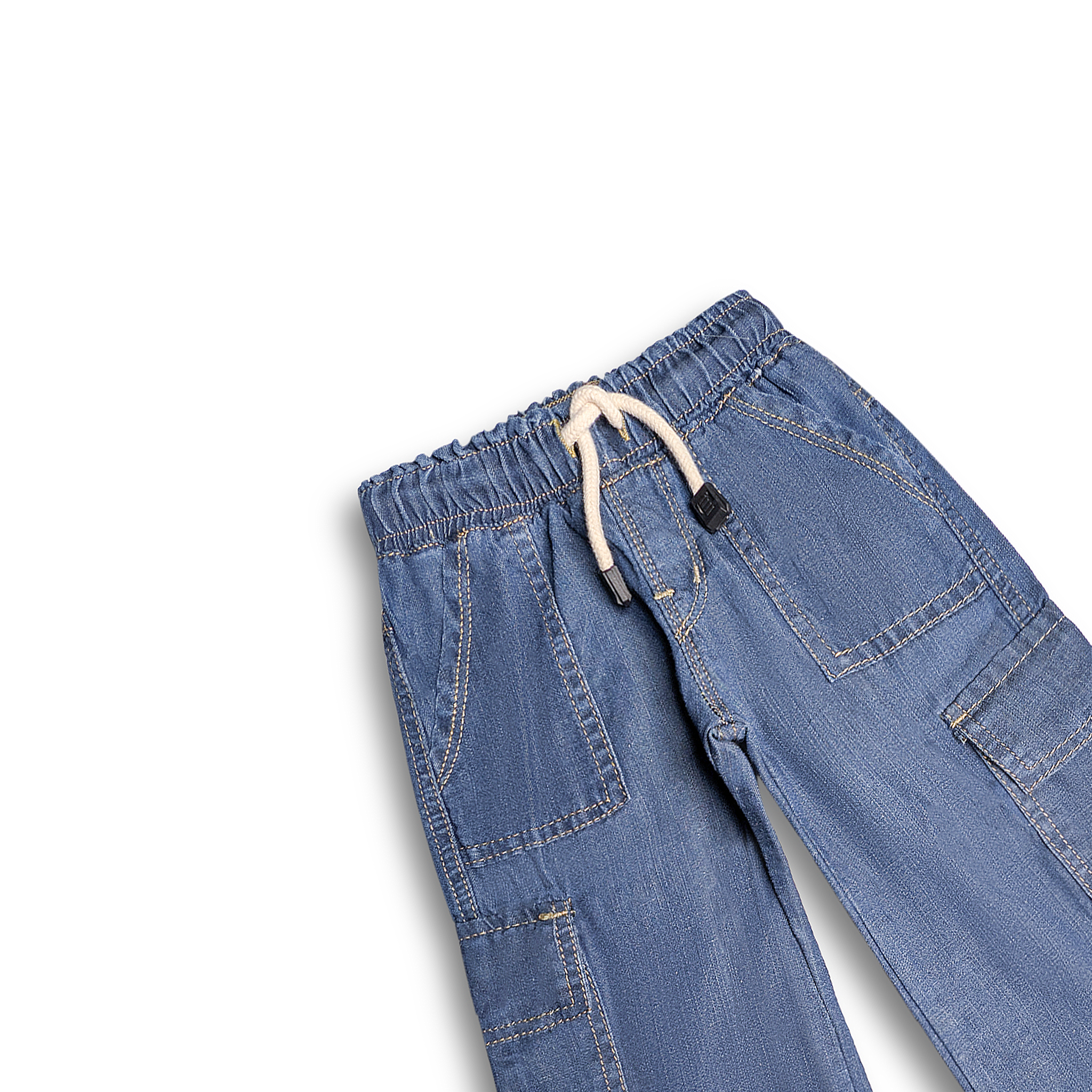 Adventure Kids Denim Cargo Pants (DB 185)