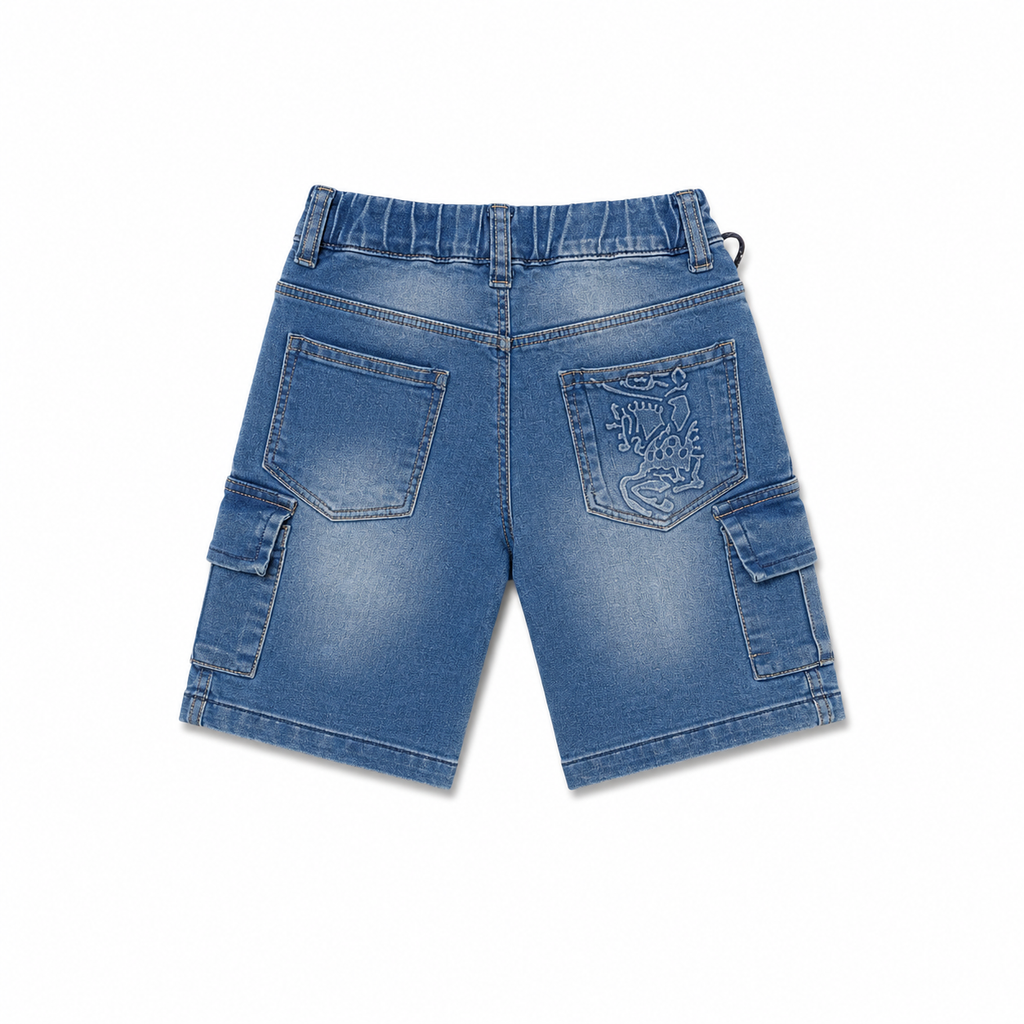 SkyTrail Denim Cargo Shorts