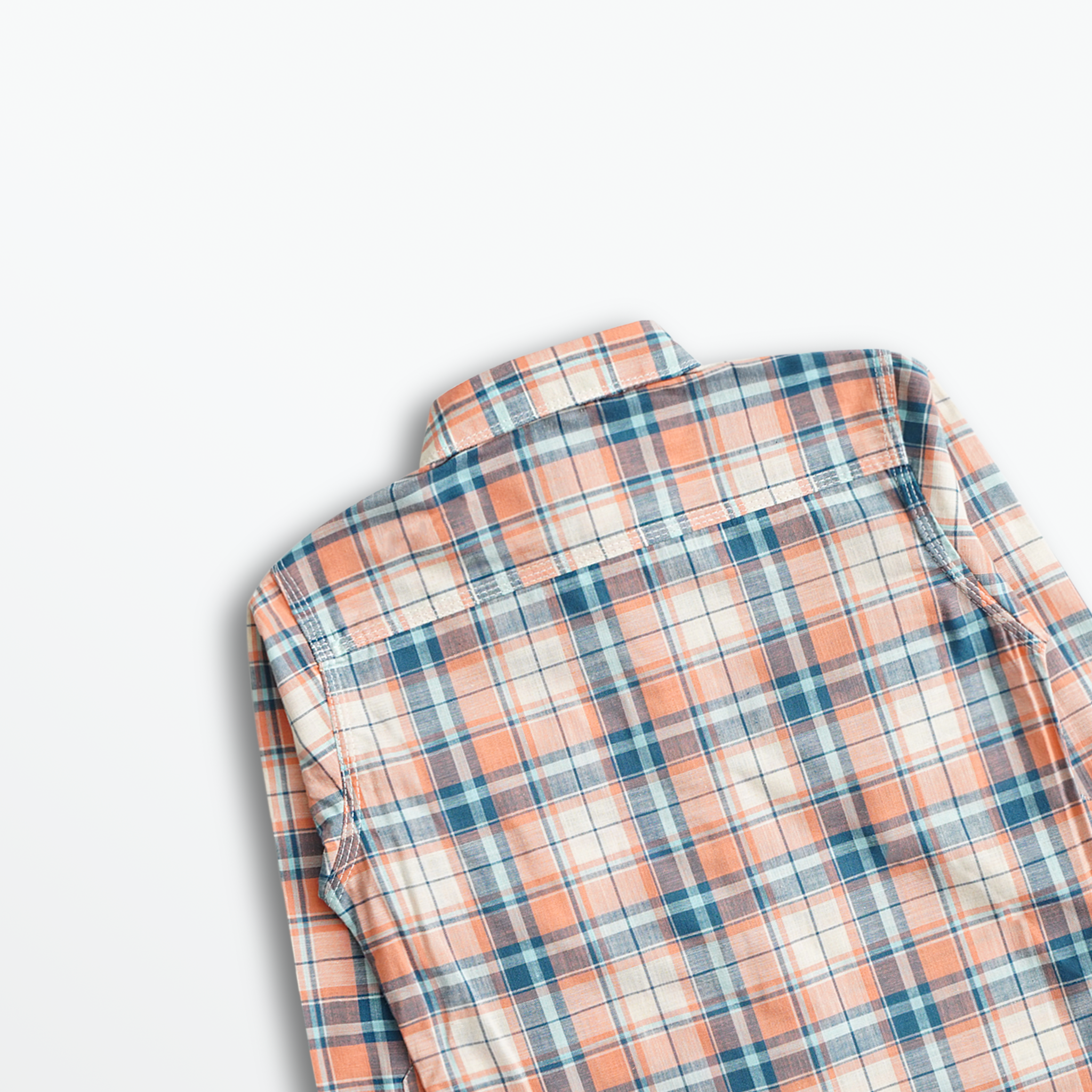 Sunset Harbor Plaid Shirt