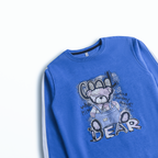 Imported Bear Pop Stripe Sweatshirt
