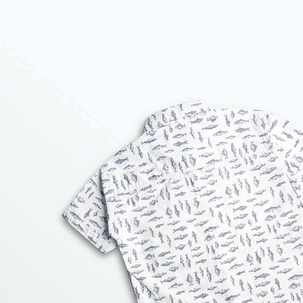 Ocean Drift Fish Print Shirt