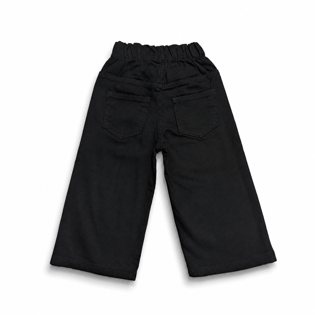 Classic Black Wide Leg Jeans (DG056)