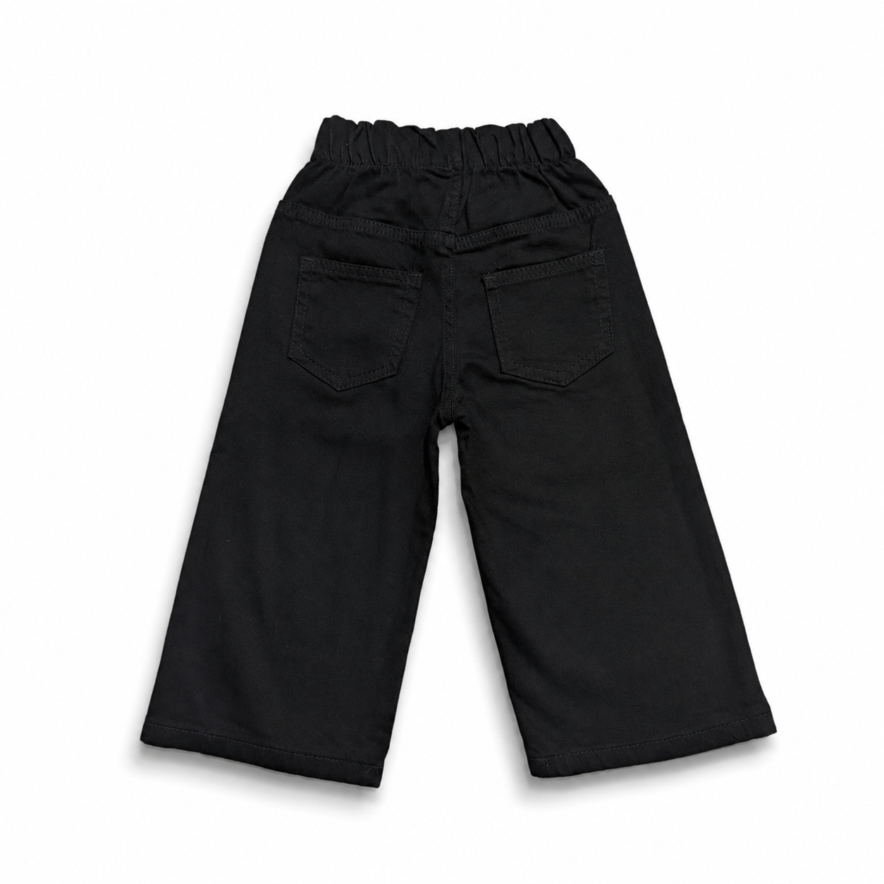 Classic Black Wide Leg Jeans (DG056)
